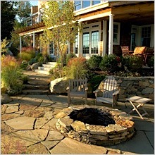 New England Fieldstone Firepit